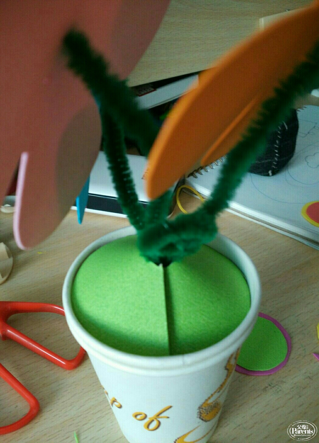手工制作 小盆栽