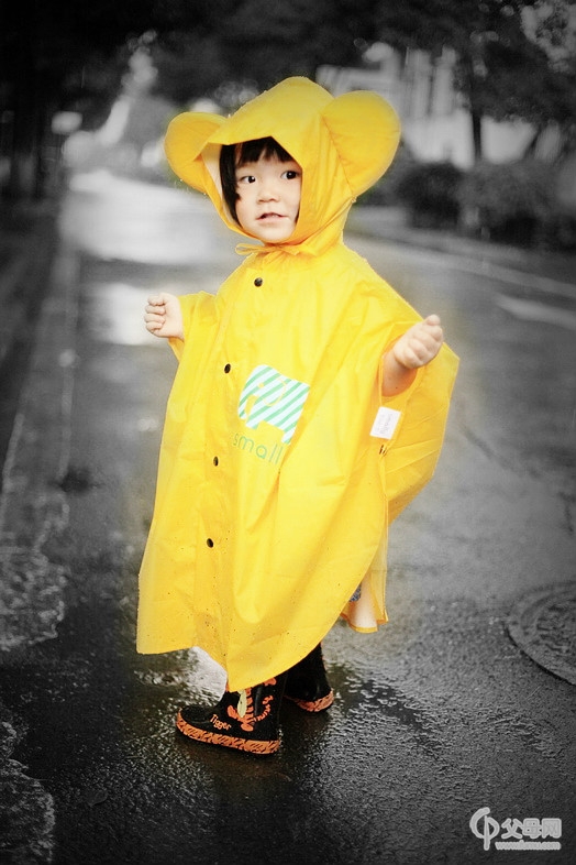 雨中 雨衣