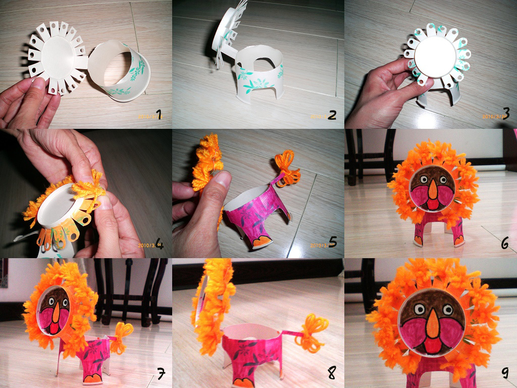 纸杯动物手工制作步骤 12生肖小兔的做法图解教程 肉丁儿童网
